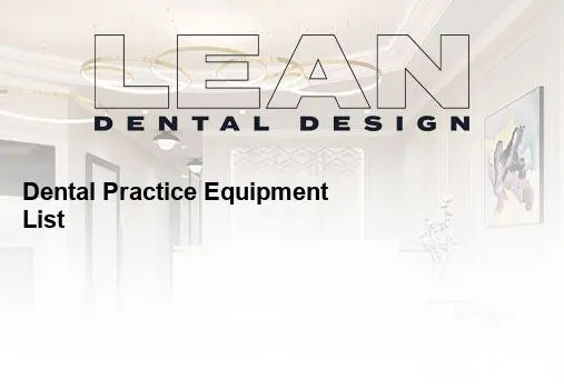 dental practice equipment list