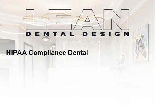 HIPAA compliance dental